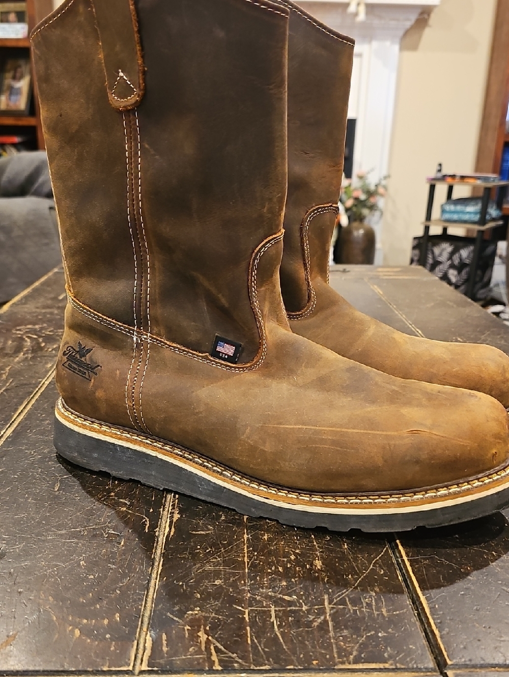 Thorogood Wellington Steel Toe Boots